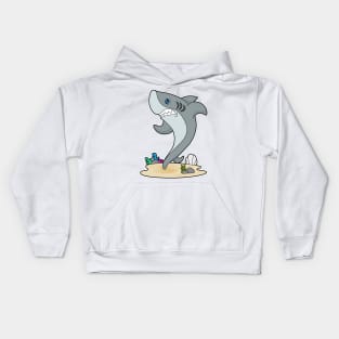 Shark Running Fitness Kids Hoodie